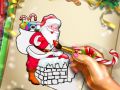 بازی رنگ‌آمیزی کریسمس با بابا نوئل آنلاین