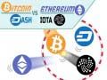بازی بیت‌کوین در برابر اتریوم آنلاین