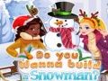 بازی آیا می‌خواهی یک آدم برفی بسازی؟ آنلاین