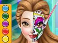 بازی روند نقاشی صورت پرنسس آنلاین