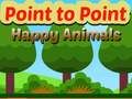 بازی نقطه به نقطه حیوانات خوشحال آنلاین