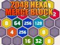 بازی 2048 ادغام بلوک شش‌ضلعی آنلاین