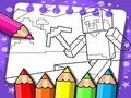 بازی کتاب رنگ‌آمیزی ماینکرفت آنلاین