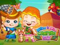بازی روز کمپینگ مایک و میا آنلاین