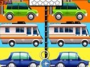 بازی ماشین‌های کارتونی تفاوت‌ها را پیدا کن آنلاین