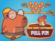 بازی بچه‌های کاپیبارا را نجات بده Pull Pin آنلاین