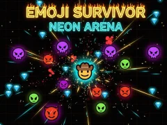 بازی Emoji Survivor — Neon Arena آنلاین