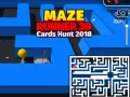 بازی دوند الجري در labyrinthe 3D: شکار کارت ها 2018 آنلاین