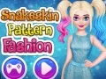 بازی مدل با طرح پوست مار آنلاین
