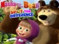 بازی ماشا و خرس: اختلافات را پیدا کن آنلاین