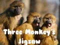 بازی پازل سه میمون آنلاین