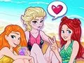 بازی جشن ساحلی پرنسس‌ها آنلاین