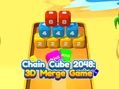 بازی مکعب زنجیری 2048: بازی ادغام 3D آنلاین