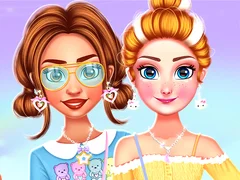بازی BFF لباس‌های زیبای کای‌وای آنلاین