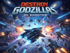 بازی Godzillas: 3D Shooter ﺪﯿﻨﮐ ﺩﻮﺑﺎﻧ ﺍﺭ آنلاین