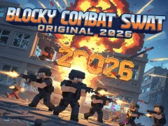 بازی Blocky Combat Swat 2026 ﻞﺻﺍ آنلاین