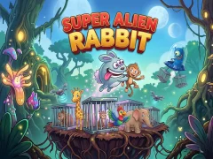 بازی Super Alien Rabbit آنلاین