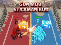 بازی Gun Mob: Stickman Run آنلاین