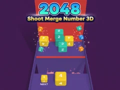 بازی 2048 Shoot Merge Number 3D آنلاین