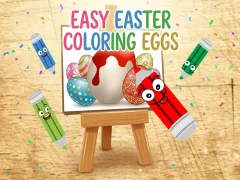 بازی Easy Easter Coloring Eggs آنلاین