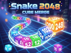 بازی Snake 2048: Cube Merge آنلاین