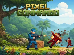 بازی Pixel Commando آنلاین