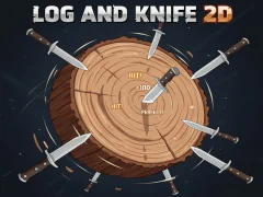 بازی Log And Knife 2D آنلاین