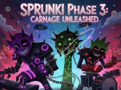 بازی Sprunki Phase 3: The Carnage ﺩﺭﺍﺩ ﻪﻣﺍﺩﺍ آنلاین