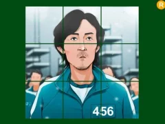 بازی Squid Game Player 456 Sliding آنلاین