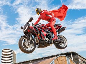 بازی Super Hero Stunt 3D ﯽﻌﻗﺍﻭ ﺖﻠﮑﯿﺳ ﺭﻮﺗﻮﻣ آنلاین