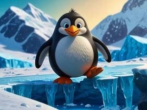 بازی Coin Rush Challenge Penguin Slide Showdown آنلاین