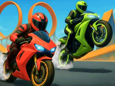 بازی Crazy Bike Stunts PvP آنلاین