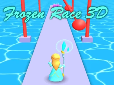 بازی Frozen Race 3D آنلاین