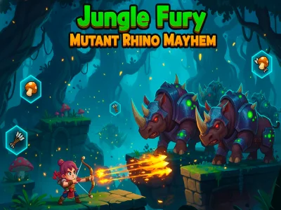 بازی Jungle Fury Mutant Rhino Mayhem آنلاین