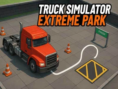 بازی Truck Simulator Extreme Park آنلاین
