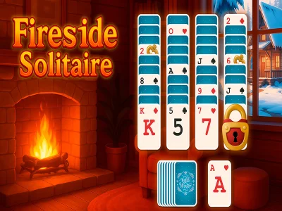 بازی Fireside Solitaire آنلاین