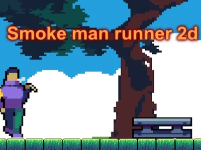 بازی Smoke man runner 2d آنلاین
