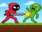 بازی Red Stickman vs Monster School آنلاین