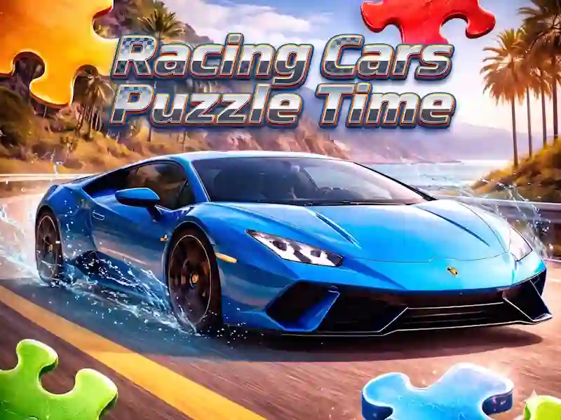 بازی Racing Cars Puzzle Time آنلاین
