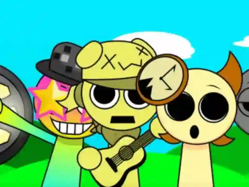 بازی Sprunki ﻩﺰﯾﺎﺟ ﻪﻤﻫ آنلاین