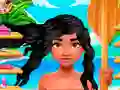 بازی پرنسس پولینزی: آرایش موی واقعی آنلاین