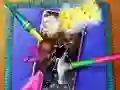 بازی دختر نقطه ای تلفن شکسته آنلاین