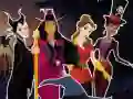 بازی شب هالووین پرنسسها آنلاین بازی شب هالووین پرنسسها آنلاین