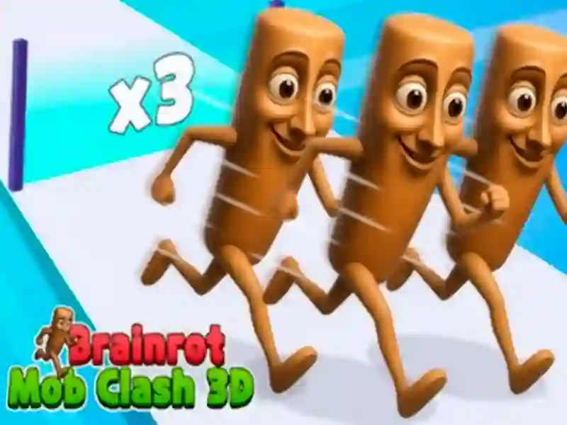بازی Brainrot Mob Clash 3D آنلاین