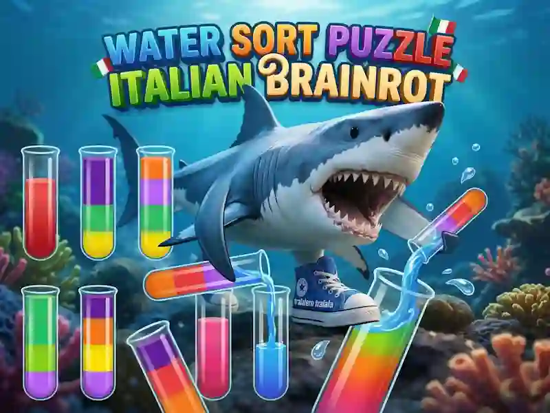 بازی Water Sort Puzzle Italian Brainrot آنلاین