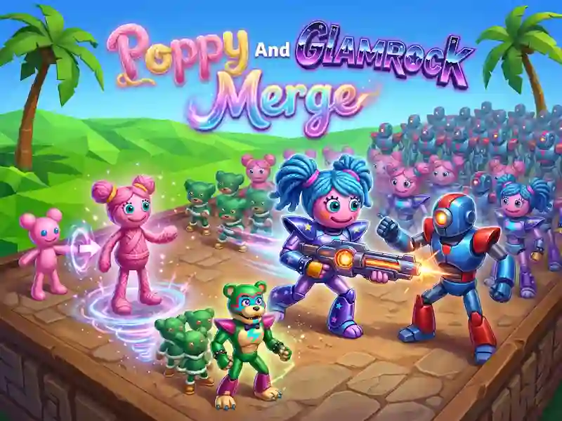 بازی Poppy And Glamrock Merge آنلاین