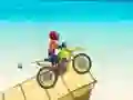 بازی پرش موتوکراس در ساحل آنلاین