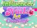 بازی چالش هنر ناخن های تأثیرگذاران آنلاین