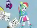 بازی کتاب رنگ آمیزی Equestria Girls آنلاین