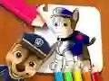 بازی کتاب رنگ آمیزی PAW Patrol آنلاین